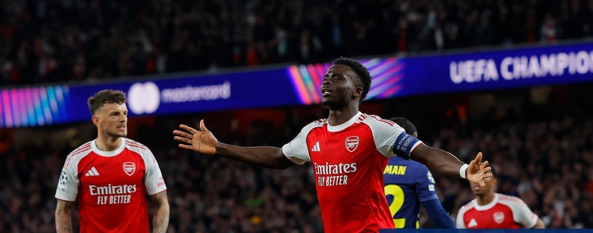Bukayo Saka edges Arsenal past Atlético Madrid to reach Champions League final