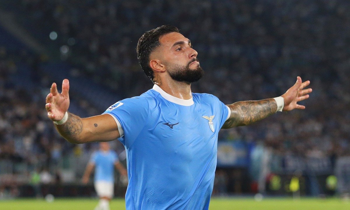 Lazio's Taty Castellanos celebrates a goal in Serie A 2025-26