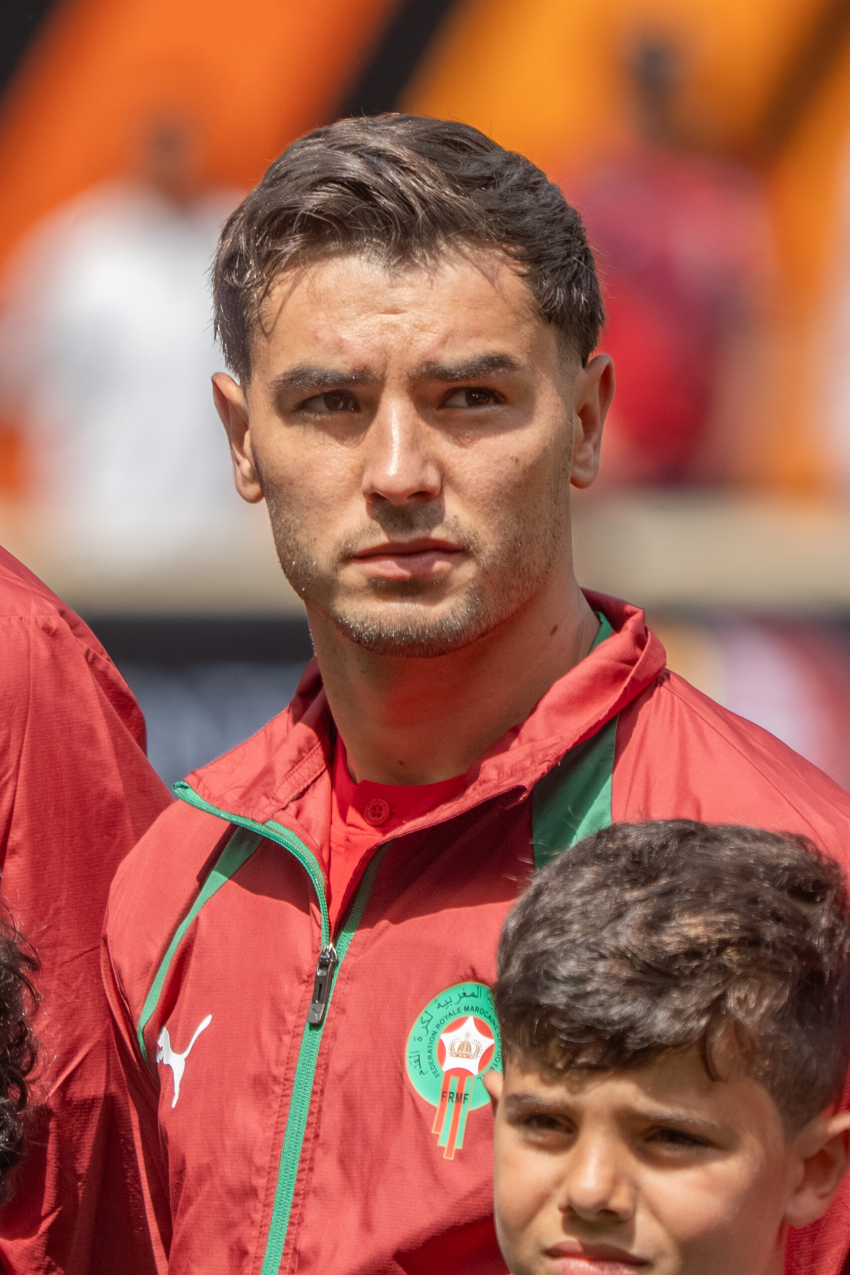 Brahim Díaz in Morocco national team kit, warm-up match June 2026