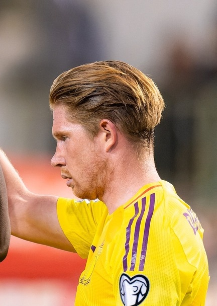 Kevin De Bruyne in action for Belgium