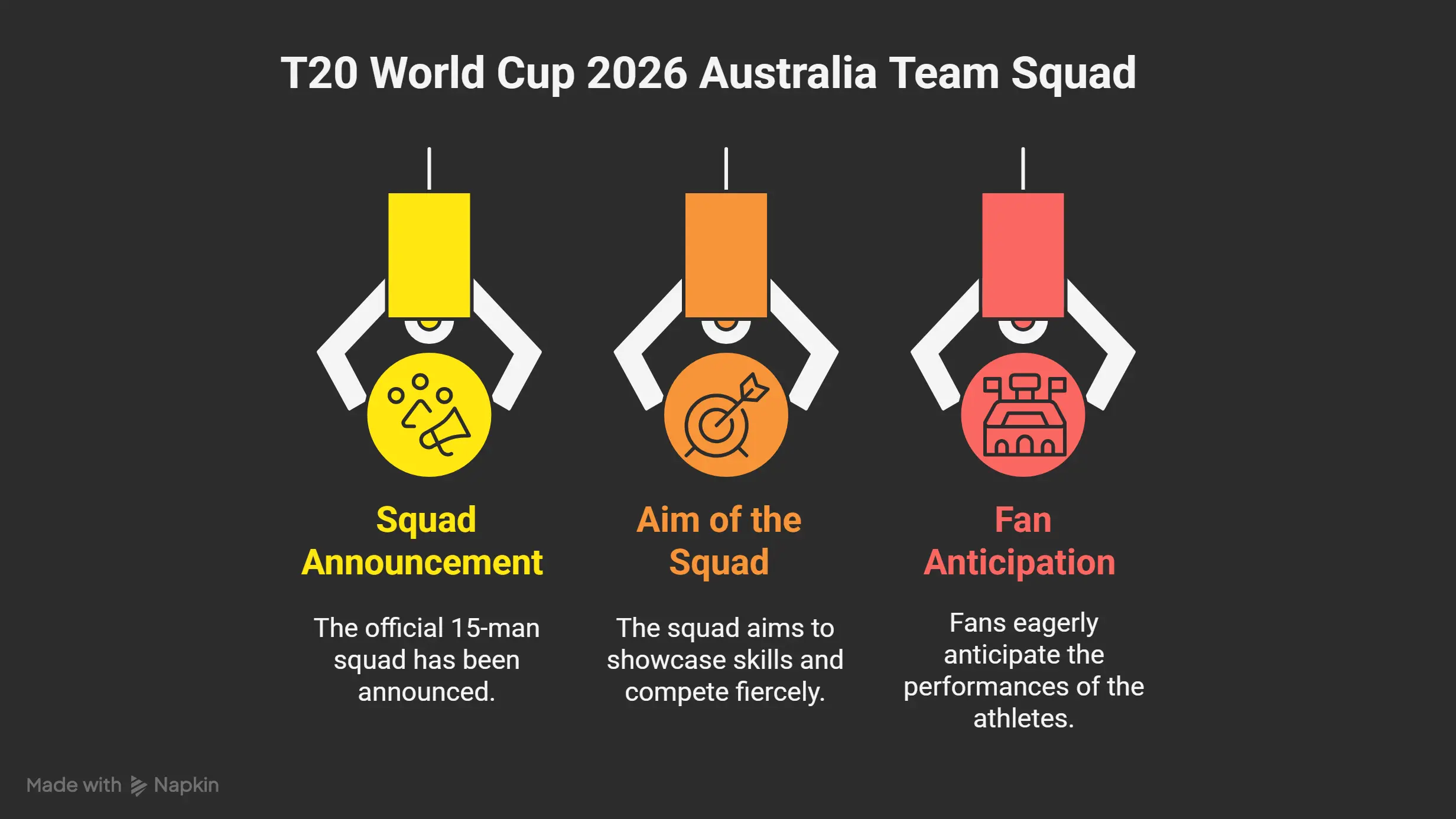T20 World Cup 2026 Australia Team Squad: Official 15-Man List