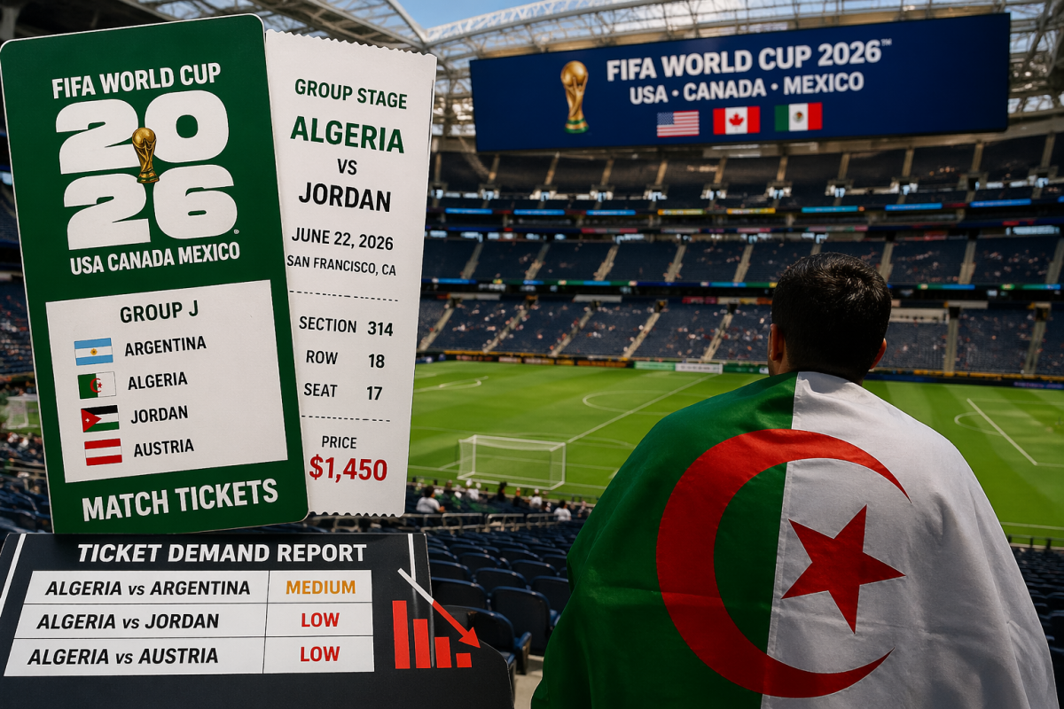 Algeria World Cup 2026 Matches Ticket Demand in USA