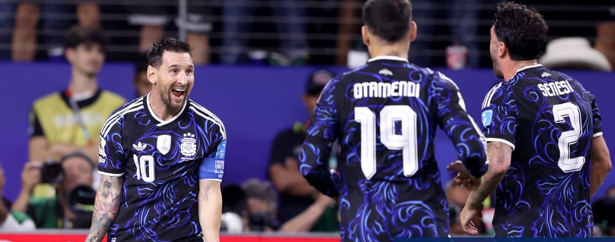 Lionel Messi steps off bench and scores to cap Argentina's World Cup win over Jordan