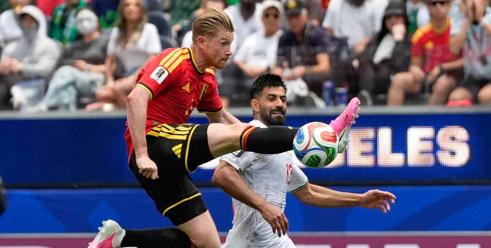 World Cup 2026: Belgium 0-0 Iran - Nathan Ngoy sent off but no goals in Group G draw in Los Angeles