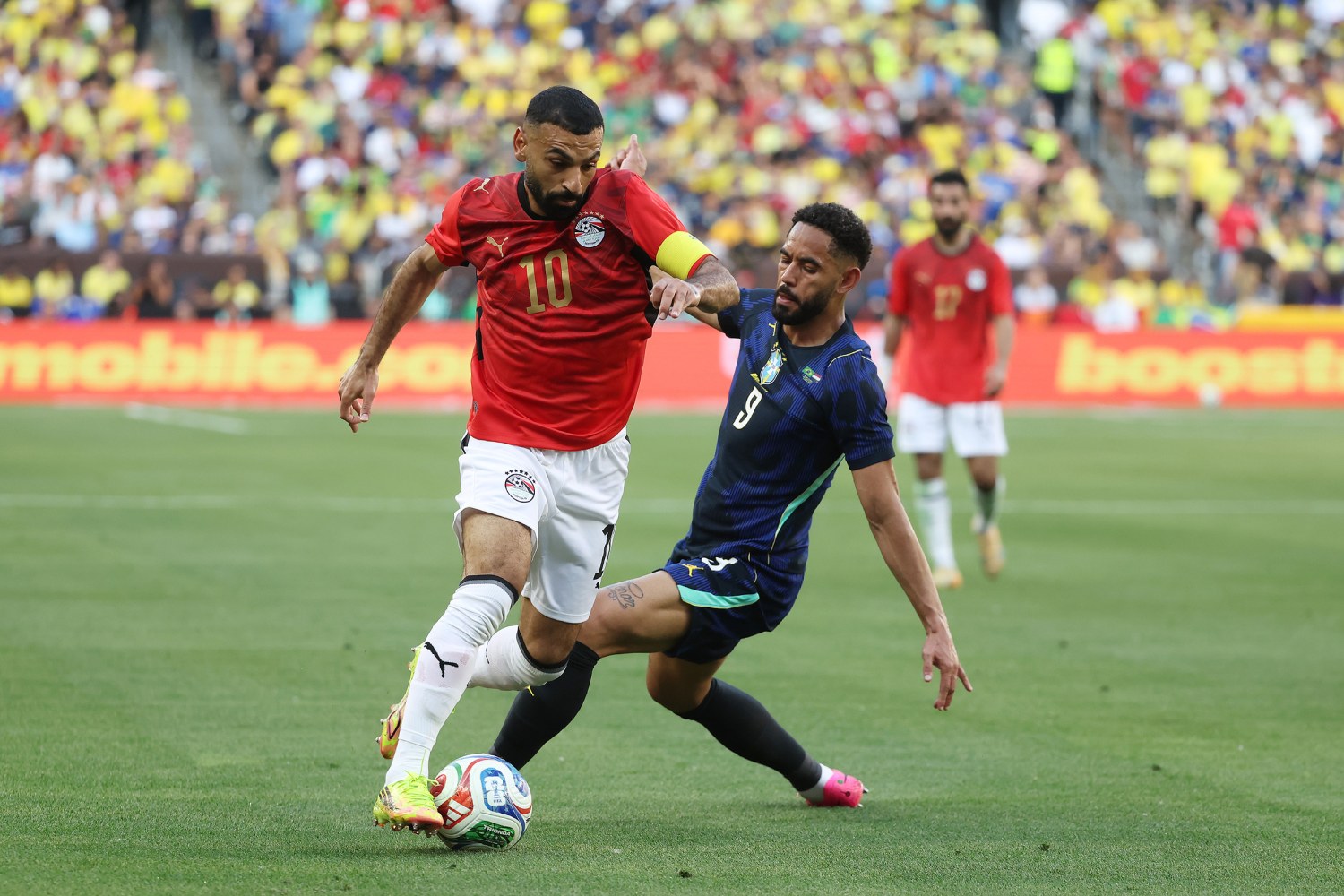 Mohamed Salah celebrates as Egypt win at the FIFA World Cup 2026