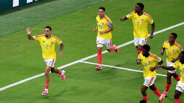 World Cup 2026: Daniel Muñoz's late goal lifts Colombia over Congo DR and to top of Group K