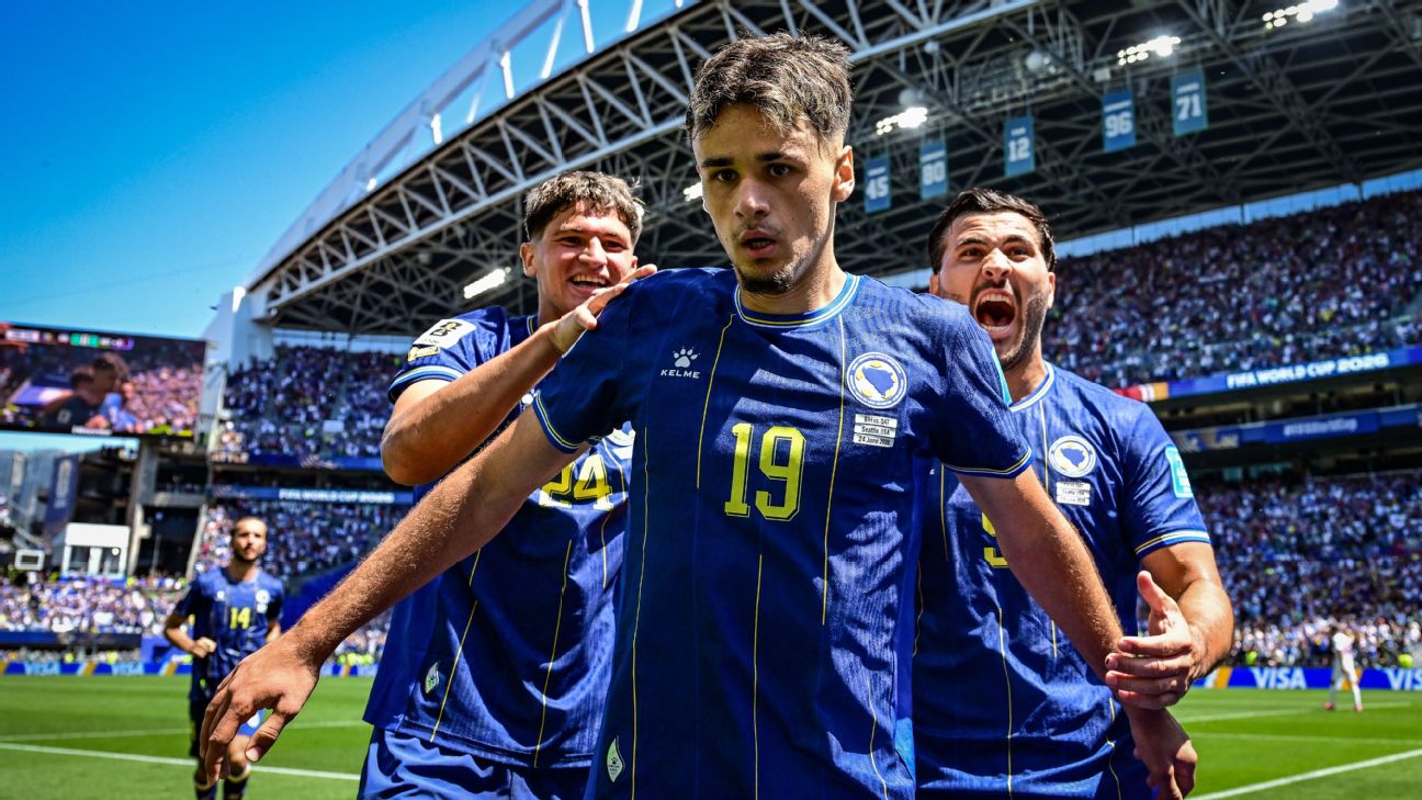 World Cup 2026: Bosnia-Herzegovina 3-1 Qatar - Kerim Alajbegovic nets stunner as last 32 hopes boosted after win in Group B finale