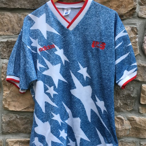 The 1994 USA denim away shirt, one of the most collectible national team jerseys
