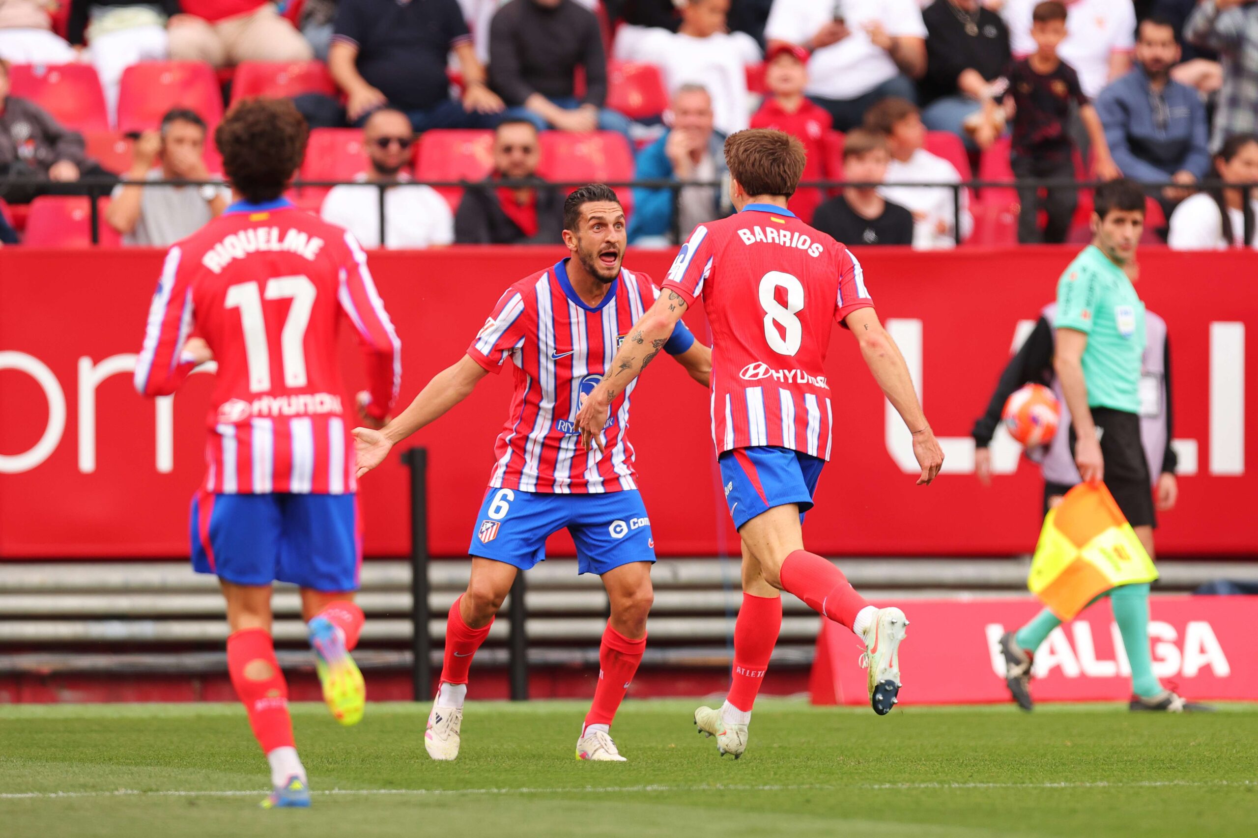 Match action from Sevilla vs Atletico Madrid