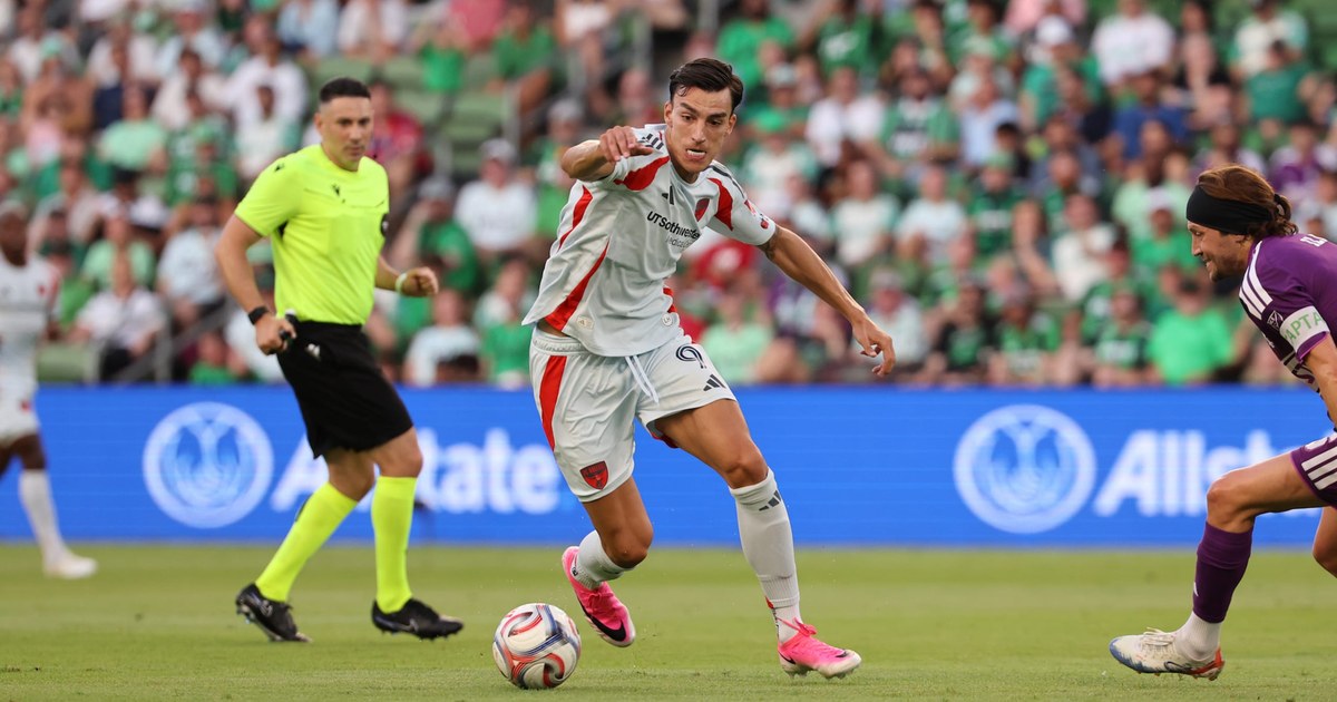 FC Dallas attack during their win over Austin FC at Q2 Stadium