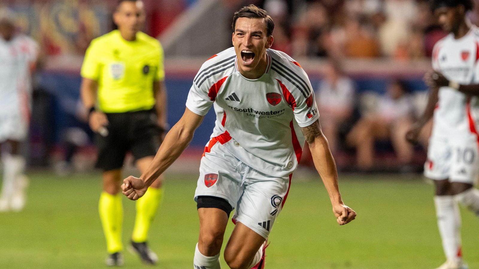Real Salt Lake and FC Dallas in action at America First Field