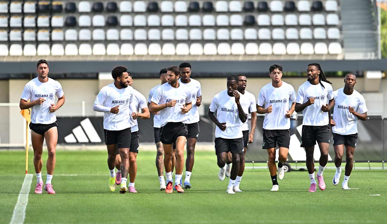 Training session ahead of Juventus vs AC Milan