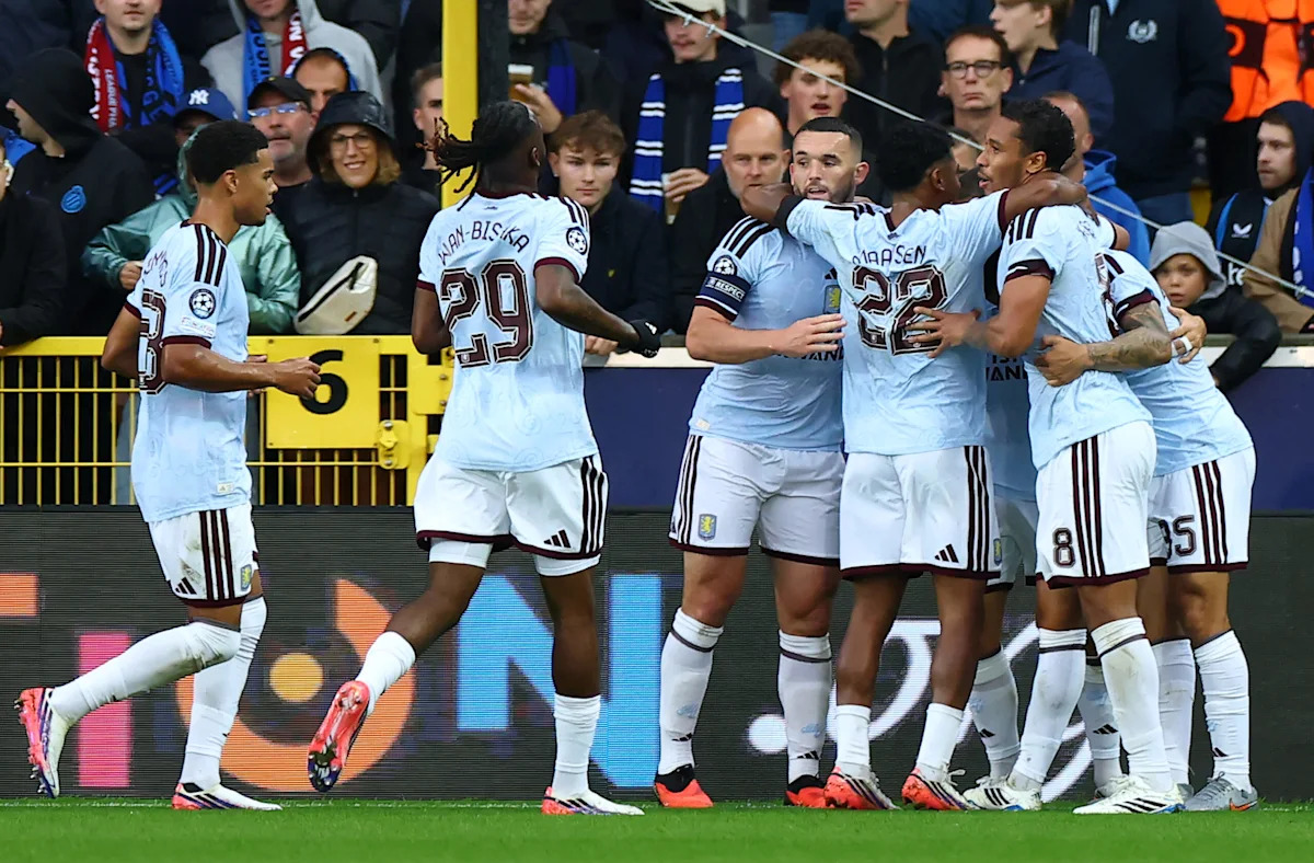 Club Brugge KV vs Aston Villa